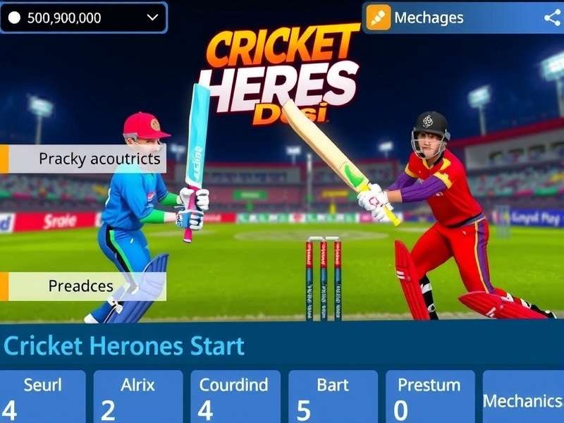 Cricket Heroes Desi Game Screenshot